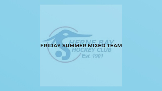 Friday Summer Mixed Team