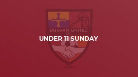 Under 11 Sunday