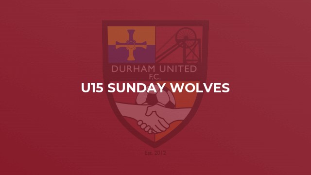 U15 Sunday Wolves