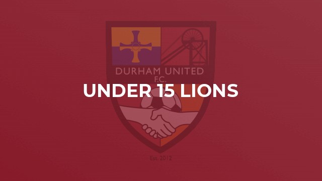 Under 15 Lions