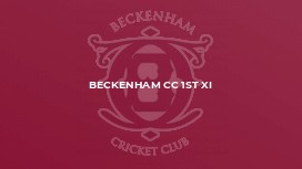 Beckenham CC 1st XI