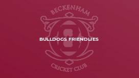 Bulldogs Friendlies