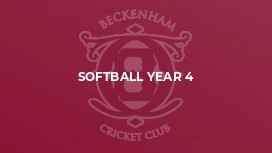 Softball Year 4