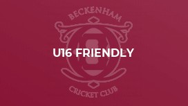 U16 Friendly