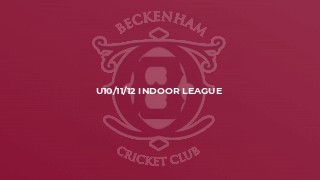 U10/11/12 Indoor League