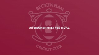 U11 Beckenham Festival