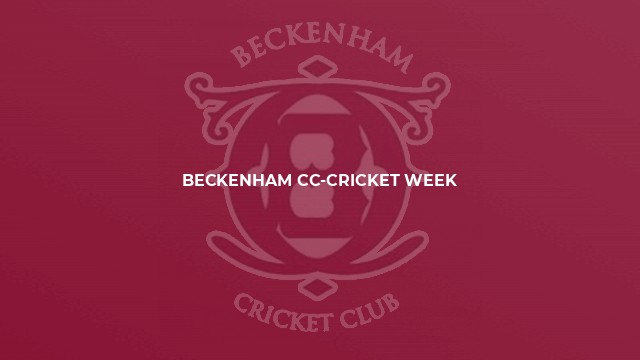 Beckenham CC-Cricket Week
