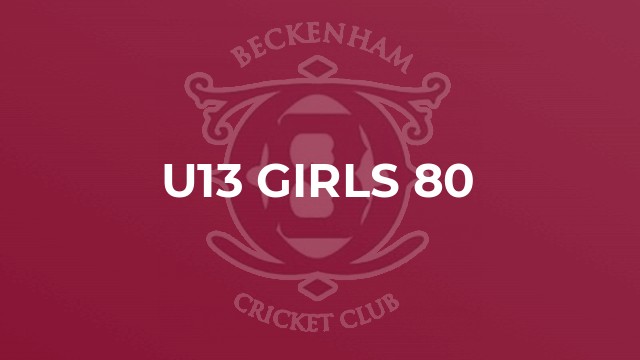 U13 Girls 80