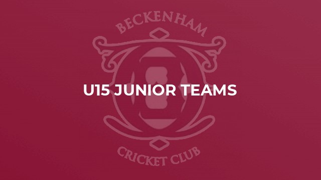 U15 Junior Teams