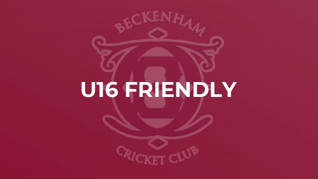 U16 Friendly