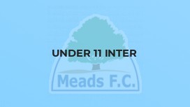 Under 11 Inter