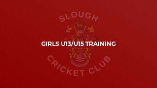 Girls U13/U15 Training