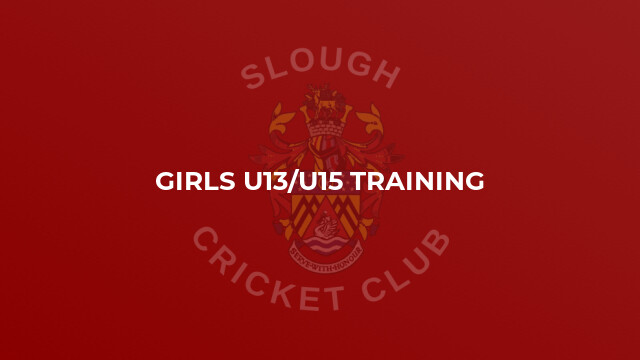 Girls U13/U15 Training