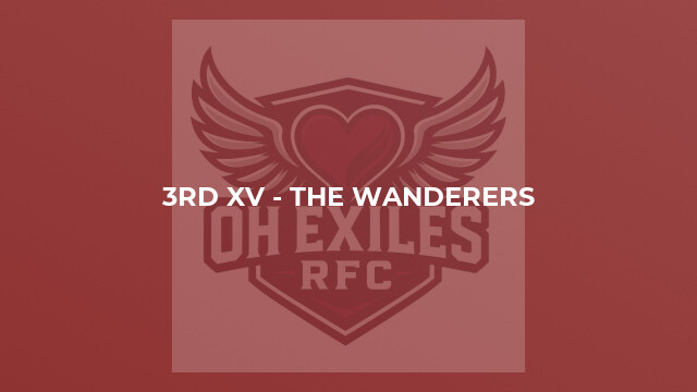 3rd XV - The Wanderers