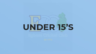 Under 15’s
