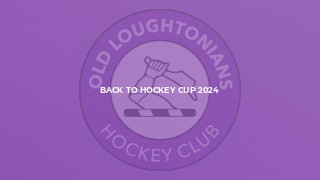 Back to Hockey Cup 2024