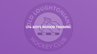 U14 Boys Indoor Training