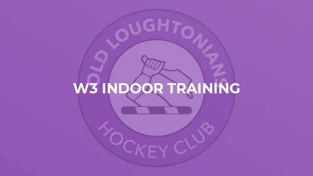 W3 Indoor Training