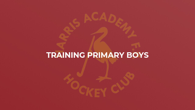 Training Primary Boys