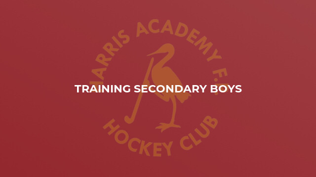 Training Secondary Boys