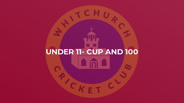 Under 11- Cup and 100