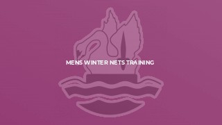 Mens Winter Nets Training