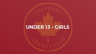 Under 13 - Girls