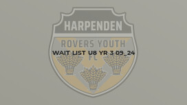 Wait List U8 Yr 3 09_24