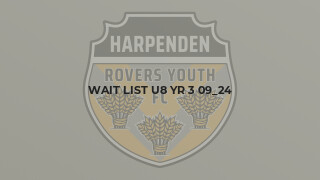Wait List U8 Yr 3 09_24