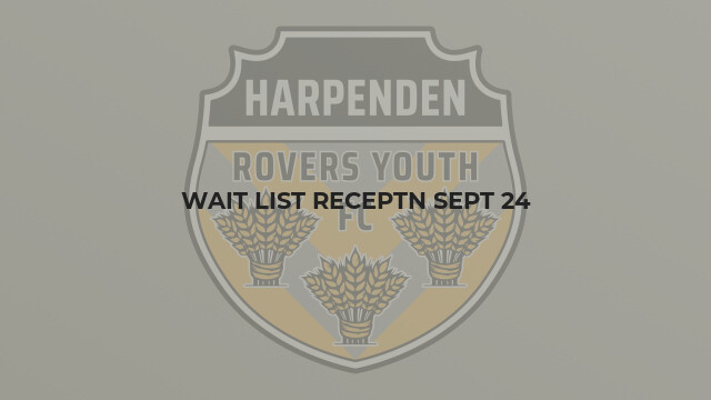 Wait List Receptn Sept 24
