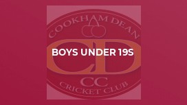 Boys Under 19s