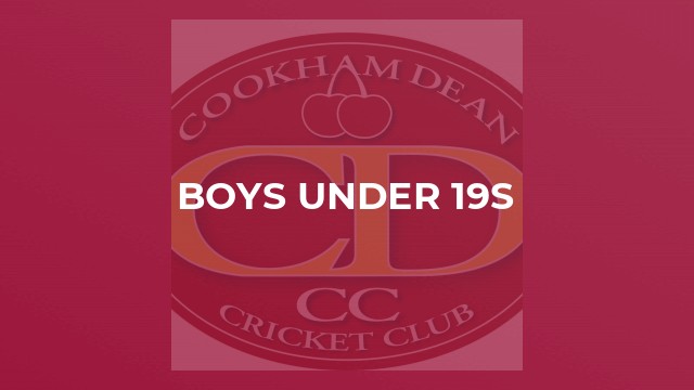 Boys Under 19s