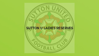 Sutton U Ladies Reserves