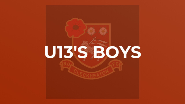 U13's Boys