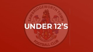 Under 12’s