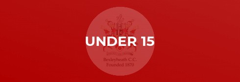 Bexleyheath Cricket Club U15 vs Gravesend Cricket Club U15.