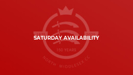 Saturday Availability
