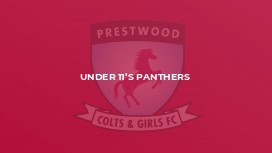 Under 11’s Panthers