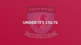 Under 13’s Colts
