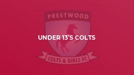 Under 13’s colts