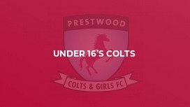 Under 16’s Colts