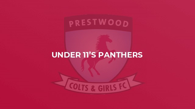 Under 11’s Panthers
