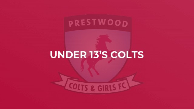 Under 13’s colts