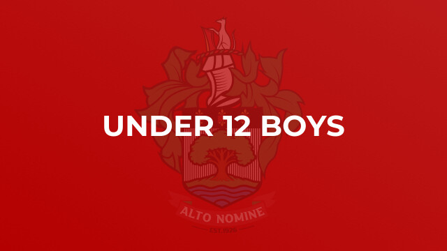 Under 12 Boys