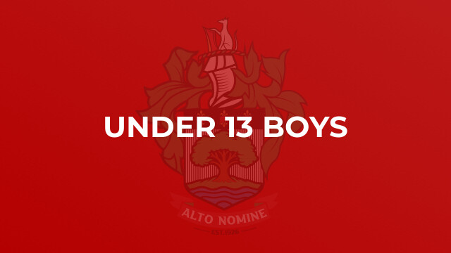 Under 13 Boys