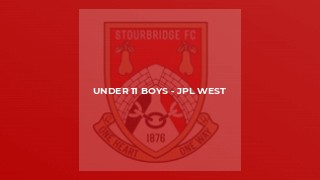 Under 11 Boys - JPL West