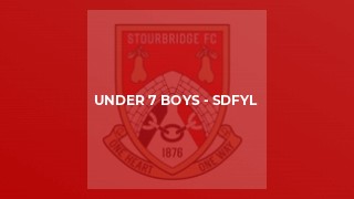 Under 7 Boys - SDFYL