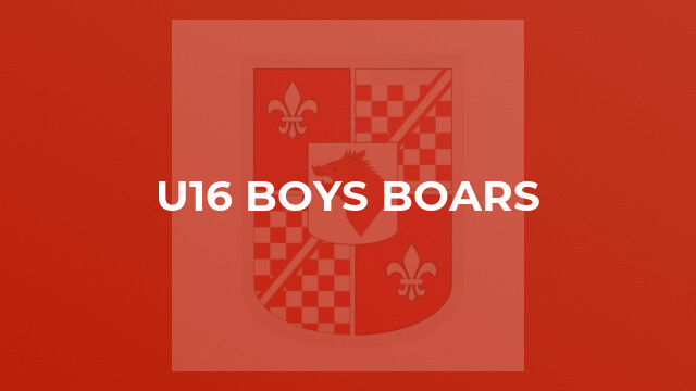 U16 boys Boars