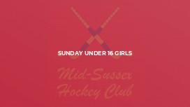Sunday Under 16 Girls