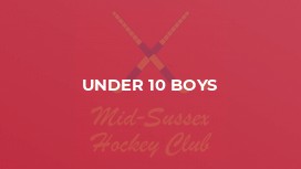 Under 10 Boys